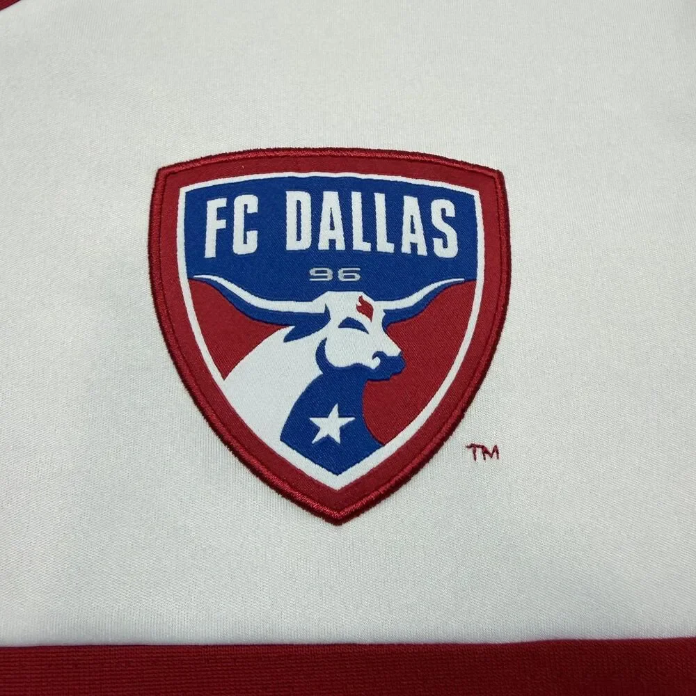 FC Dallas Jersey Mens XL Red MLS Soccer Adidas Climalite Advocare Sponsor